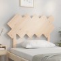 Solid pine wood bed headboard 104x3x80.5 cm by vidaXL, Headboards and footboards - Ref: Foro24-819205, Price: 34,21 €, Discou...