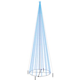 Conical Christmas tree 1134 blue LED 230x800 cm by vidaXL, Christmas trees - Ref: Foro24-343500, Price: 126,34 €, Discount: %