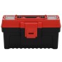 Set de cajas de herramientas 2 pzas polipropileno negro y rojo de vidaXL, Cajas de herramientas - Ref: Foro24-152102, Precio:...