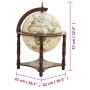 Globe Weinregal Massivholz Eukalyptusbraun von vidaXL, Wein- und Spirituosenschränke - Ref: Foro24-343475, Preis: 112,99 €, R...