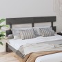 Solid gray pine wood bed headboard 184x3x81 cm by vidaXL, Headboards and footboards - Ref: Foro24-819087, Price: 46,77 €, Dis...