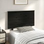 Solid black pine wood bed headboard 104x6x82.5 cm by vidaXL, Headboards and footboards - Ref: Foro24-819159, Price: 41,25 €, ...