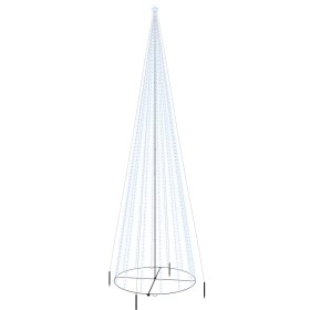 Conical Christmas tree 1134 cold white LEDs 230x800 cm by vidaXL, Christmas trees - Ref: Foro24-343499, Price: 136,09 €, Disc...