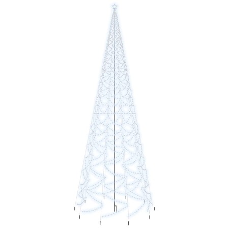 Árbol de Navidad con pincho 3000 LED blanco frío 800 cm de vidaXL, Arboles de navidad - Ref: Foro24-343579, Precio: 263,40 €,...