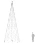 Árbol de Navidad con pincho 3000 LED blanco frío 800 cm de vidaXL, Arboles de navidad - Ref: Foro24-343579, Precio: 263,40 €,...