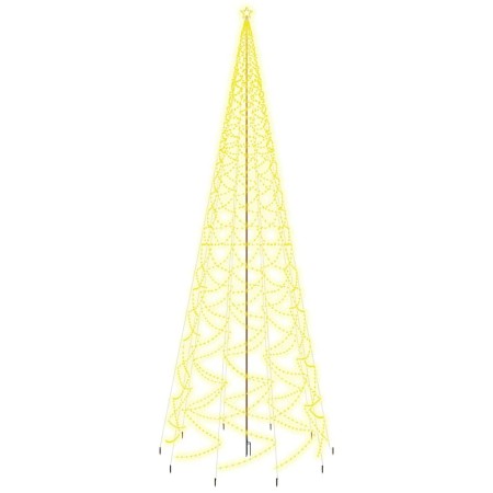 Árbol de Navidad con pincho 3000 LED blanco cálido 800 cm de vidaXL, Arboles de navidad - Ref: Foro24-343578, Precio: 204,78 ...