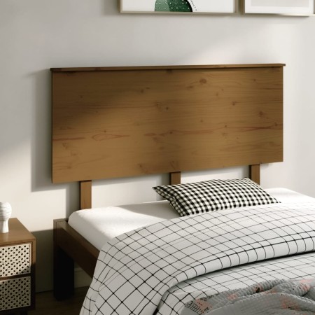 Honey brown solid pine wood bed headboard 139x6x82.5cm by vidaXL, Headboards and footboards - Ref: Foro24-819168, Price: 61,3...