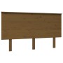 Honey brown solid pine wood bed headboard 139x6x82.5cm by vidaXL, Headboards and footboards - Ref: Foro24-819168, Price: 61,3...