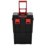 Black and Red Polypropylene Tool Cart by vidaXL, Tool cabinets - Ref: Foro24-152097, Price: 65,73 €, Discount: %