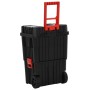 Black and Red Polypropylene Tool Cart by vidaXL, Tool cabinets - Ref: Foro24-152097, Price: 65,73 €, Discount: %