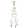 Árbol de Navidad con pincho 108 LED de colores 180 cm de vidaXL, Arboles de navidad - Ref: Foro24-343552, Precio: 35,04 €, De...