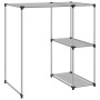 Estantería sobre lavadora hierro gris 87x55x90,5 cm de vidaXL, Toalleros - Ref: Foro24-343146, Precio: 25,07 €, Descuento: %