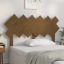 Honey brown solid pine wood bed headboard 132x3x81cm by vidaXL, Headboards and footboards - Ref: Foro24-819218, Price: 31,13 ...