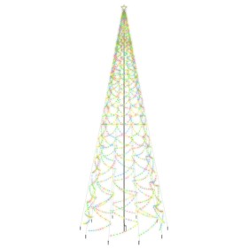 Christmas tree with spike 3000 colorful LEDs 800 cm by vidaXL, Christmas trees - Ref: Foro24-343580, Price: 300,32 €, Discoun...