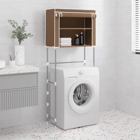 2-tier brown iron washing machine shelf 71x29.5x170.5cm by vidaXL, Towel racks - Ref: Foro24-343138, Price: 18,99 €, Discount: %