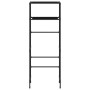 2-tier shelf above black iron toilet 53.5x28x143 cm by vidaXL, Towel racks - Ref: Foro24-343133, Price: 20,30 €, Discount: %