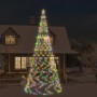 Christmas tree on flagpole 3000 colorful LEDs 800 cm by vidaXL, Christmas lights - Ref: Foro24-343549, Price: 234,99 €, Disco...