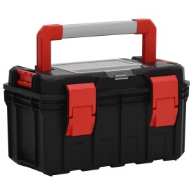 Black and red toolbox 45x28x26.5 cm by vidaXL, Toolboxes - Ref: Foro24-152099, Price: 37,99 €, Discount: %