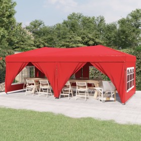 Folding party tent with side walls red 3x6 m by vidaXL, Tents and gazebos - Ref: Foro24-93548, Price: 227,88 €, Discount: %