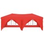 Folding party tent with side walls red 3x6 m by vidaXL, Tents and gazebos - Ref: Foro24-93548, Price: 227,79 €, Discount: %