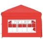 Folding party tent with side walls red 3x6 m by vidaXL, Tents and gazebos - Ref: Foro24-93548, Price: 227,79 €, Discount: %