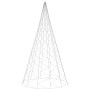 Árbol de Navidad en asta de bandera 1400 LED azul 500 cm de vidaXL, Luces de Navidad - Ref: Foro24-343544, Precio: 125,78 €, ...