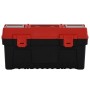 Set de cajas de herramientas 2 pzas polipropileno negro y rojo de vidaXL, Cajas de herramientas - Ref: Foro24-152103, Precio:...