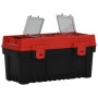 Set de cajas de herramientas 2 pzas polipropileno negro y rojo de vidaXL, Cajas de herramientas - Ref: Foro24-152103, Precio:...