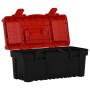 Set de cajas de herramientas 2 pzas polipropileno negro y rojo de vidaXL, Cajas de herramientas - Ref: Foro24-152103, Precio:...