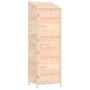 Cobertizo de jardín madera maciza de abeto 55x52x174,5 cm de vidaXL, Cobertizos - Ref: Foro24-152186, Precio: 160,68 €, Descu...