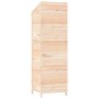 Cobertizo de jardín madera maciza de abeto 55x52x174,5 cm de vidaXL, Cobertizos - Ref: Foro24-152186, Precio: 160,68 €, Descu...