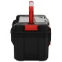 Caja de herramientas negra y roja 55x28x26,5 cm de vidaXL, Cajas de herramientas - Ref: Foro24-152100, Precio: 44,75 €, Descu...