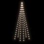 Christmas tree on flagpole 108 cold white LEDs 180cm by vidaXL, Christmas lights - Ref: Foro24-343519, Price: 19,24 €, Discou...