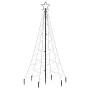 Christmas tree with spike 200 colorful LEDs 180 cm by vidaXL, Christmas trees - Ref: Foro24-343568, Price: 72,13 €, Discount: %