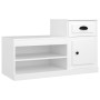 Mueble zapatero madera contrachapada blanco 100x42x60 cm de vidaXL, Zapateros y organizadores de calzado - Ref: Foro24-816416...