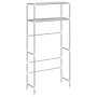 2-tier shelving over washing machine gray iron 69x28x143 cm by vidaXL, Towel racks - Ref: Foro24-343132, Price: 27,47 €, Disc...