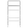 2-tier shelving over washing machine gray iron 69x28x143 cm by vidaXL, Towel racks - Ref: Foro24-343132, Price: 27,47 €, Disc...