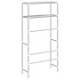 2-tier shelving over washing machine gray iron 69x28x143 cm by vidaXL, Towel racks - Ref: Foro24-343132, Price: 27,47 €, Disc...