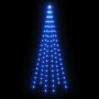 Christmas tree on flagpole 108 LED blue 180 cm by vidaXL, Christmas lights - Ref: Foro24-343520, Price: 19,24 €, Discount: %