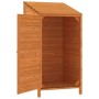 Solid spruce wood garden shed in brown, measuring 55x52x112 cm. by vidaXL, Sheds - Ref: Foro24-152181, Price: 117,61 €, Disco...