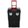 Black and Red Polypropylene Tool Cart by vidaXL, Tool cabinets - Ref: Foro24-152098, Price: 57,99 €, Discount: %