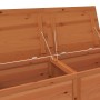 Chest for cushions solid brown fir wood 150x50x56 cm by vidaXL, Outdoor storage boxes - Ref: Foro24-152173, Price: 203,90 €, ...