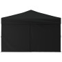 Carpa para fiestas plegable con paredes laterales negro 3x3 m de vidaXL, Carpas y cenadores - Ref: Foro24-93525, Precio: 132,...