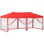 Faltbares Partyzelt mit Seitenwänden rot 3x6 m von vidaXL, Zelte und Pavillons - Ref: Foro24-93555, Preis: 216,53 €, Rabatt: %