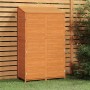 Cobertizo de jardín madera maciza abeto marrón 102x52x174,5cm de vidaXL, Cobertizos - Ref: Foro24-152193, Precio: 288,37 €, D...