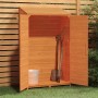 Cobertizo de jardín madera maciza abeto marrón 102x52x174,5cm de vidaXL, Cobertizos - Ref: Foro24-152193, Precio: 288,37 €, D...