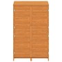 Cobertizo de jardín madera maciza abeto marrón 102x52x174,5cm de vidaXL, Cobertizos - Ref: Foro24-152193, Precio: 288,37 €, D...