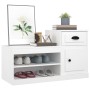 Mueble zapatero madera contrachapada blanco 100x42x60 cm de vidaXL, Zapateros y organizadores de calzado - Ref: Foro24-816416...