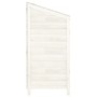 Cobertizo de jardín madera de abeto maciza blanco 102x52x112 cm de vidaXL, Cobertizos - Ref: Foro24-152183, Precio: 185,96 €,...