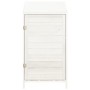 Cobertizo de jardín madera de abeto maciza blanco 55x52x112 cm de vidaXL, Cobertizos - Ref: Foro24-152179, Precio: 107,99 €, ...